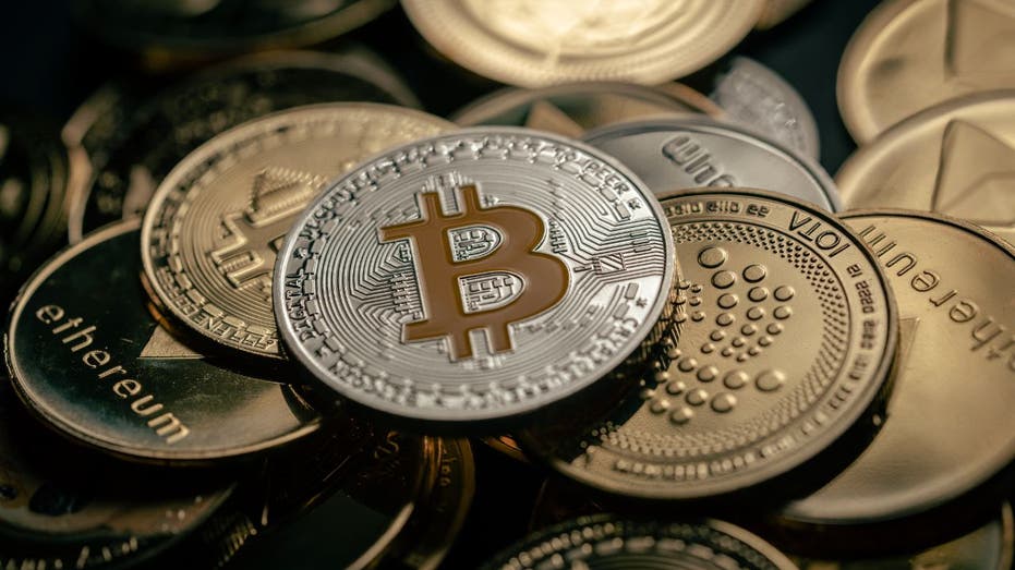 bitcoin and other crypto coins shown