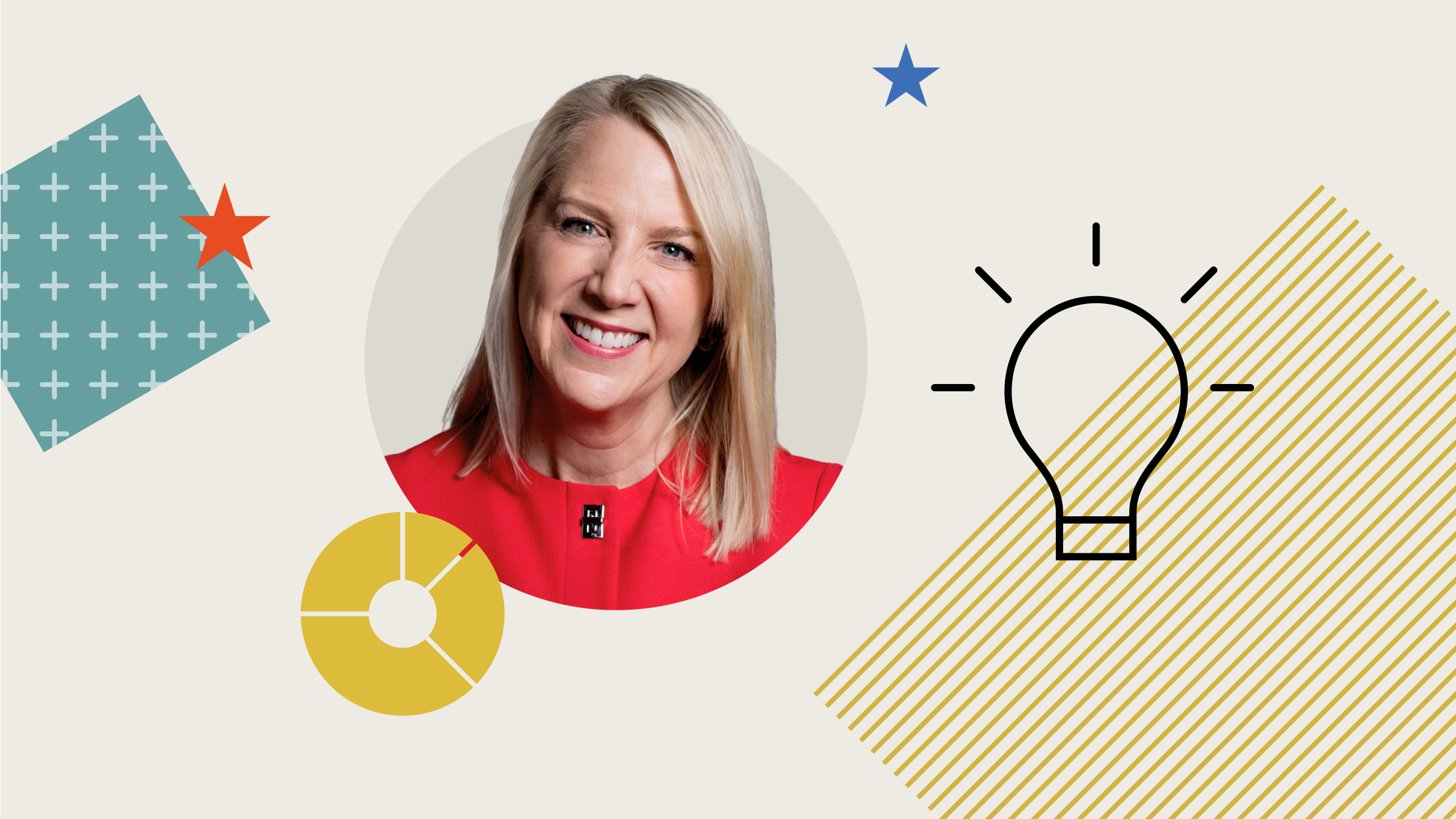 Amy Arnott's collage art with images and shapes