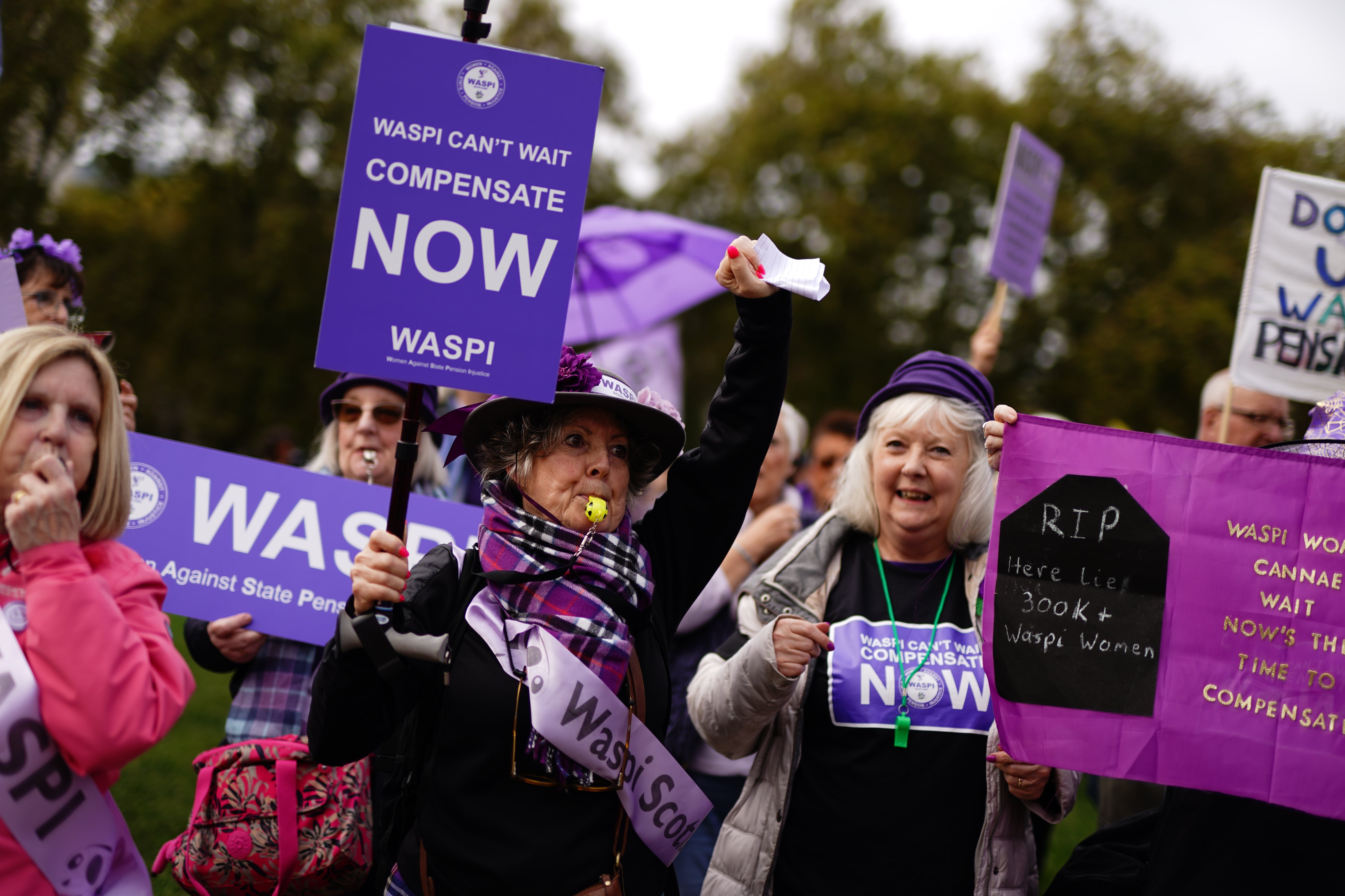 Waspi fans have recently been told they will not receive compensation